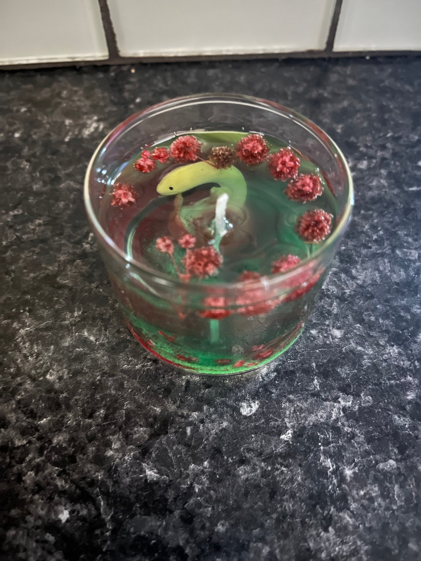 Gel Eal Flower pedal Candle